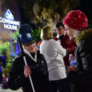 Participants in the Covenant House annual sleep out.