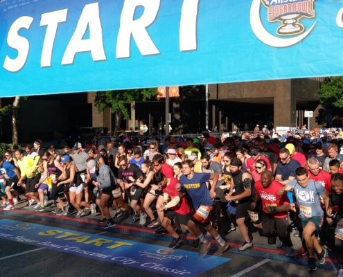 starting line of the 2019 ccc10k