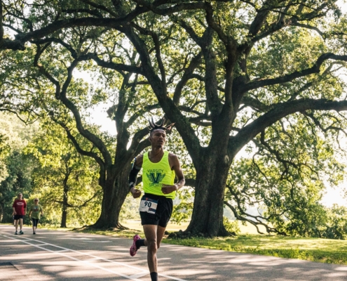 former resident running through Audubon Park