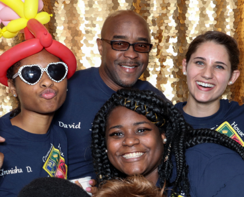 Attendees of the 2019 Cov Carnival pose for a group photo