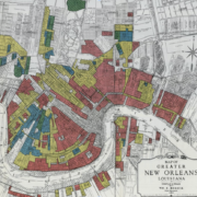A redlining map of New Orleans