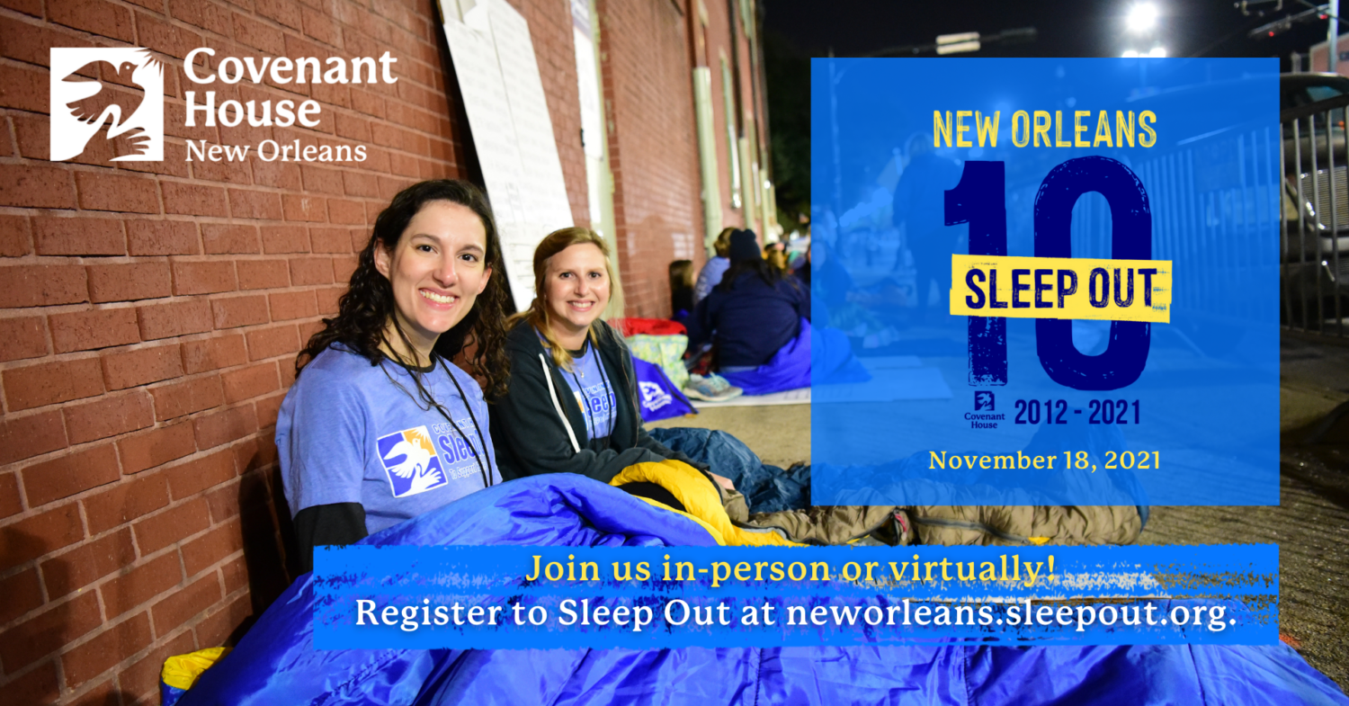 10th Anniversary Sleep Out Covenant House New Orleans