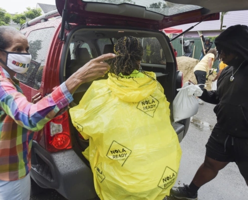 NOLA Emergency workers in action