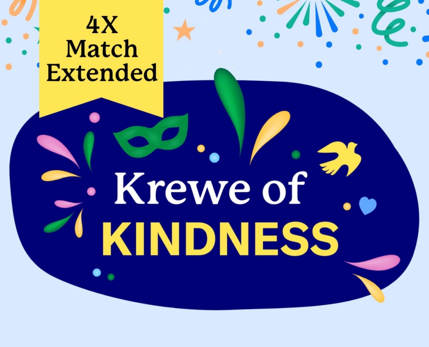 RAOK_Donation_Image 2 Krewe of Kindness - 4X Match Extended graphic