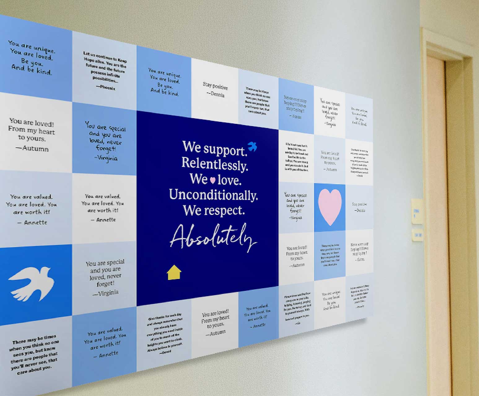 Covenant House New Orleans Welcome Wall